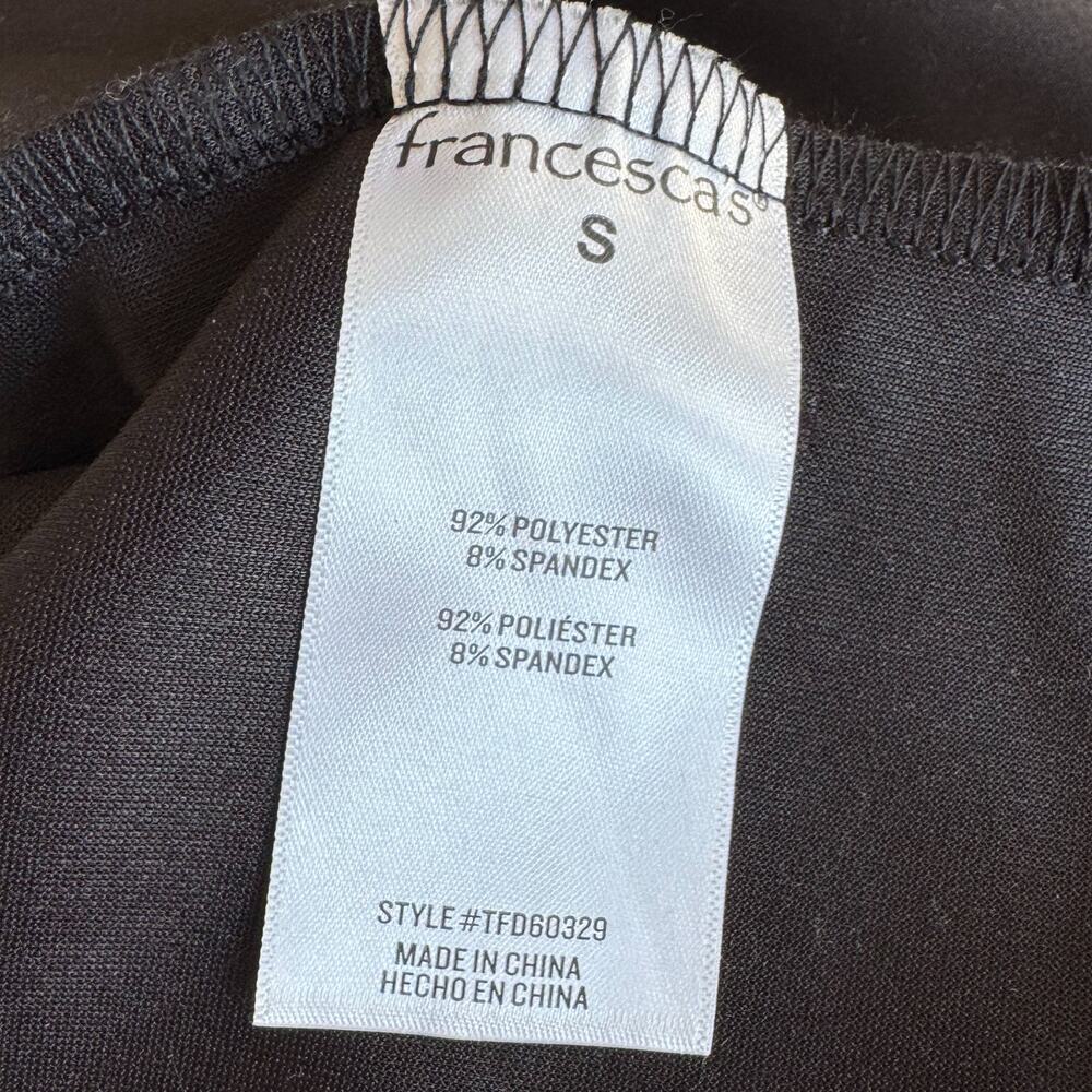 Francesca's Collections Black Fringe Cropped Jacket - Picture 12 of 12